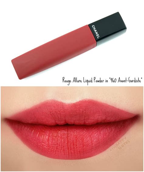 chanel rouge allure liquid powder swatches|chanel rouge allure ink lipstick.